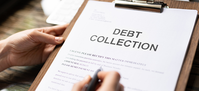debt collection 650