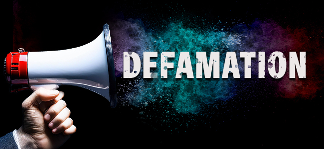 defamation 650 f